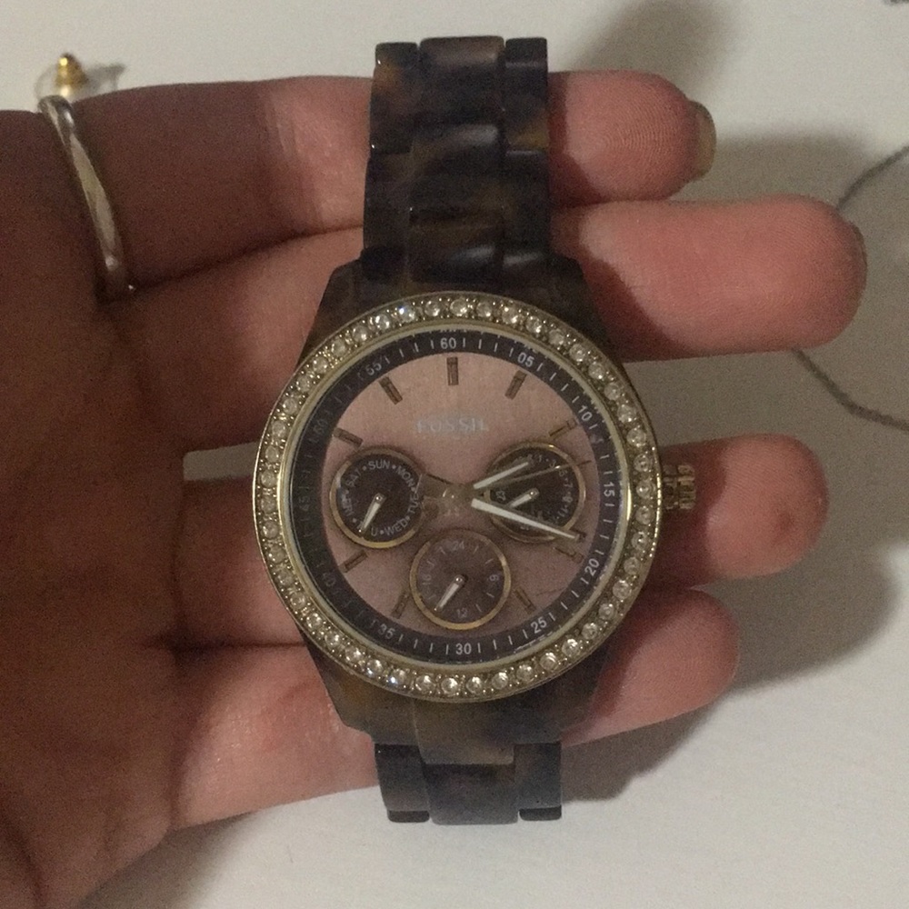 Tortoise Fossil Watch - image 1